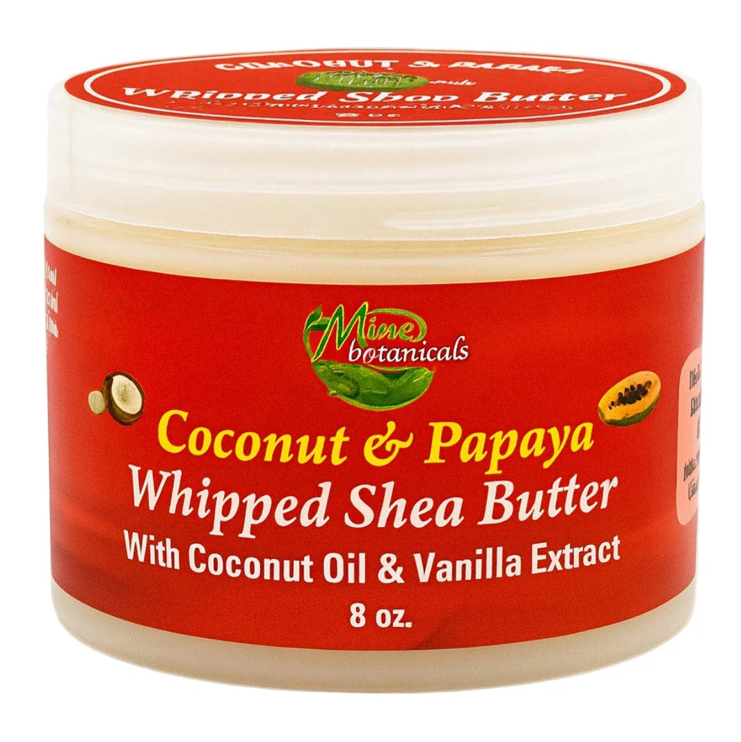 Mine Botanicals Coconut & Papaya Whipped Shea Butter 8oz