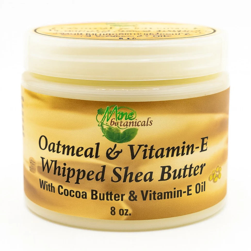Mine Botanicals Oatmeal & Vitamin-E Whipped Shea Butter 8oz