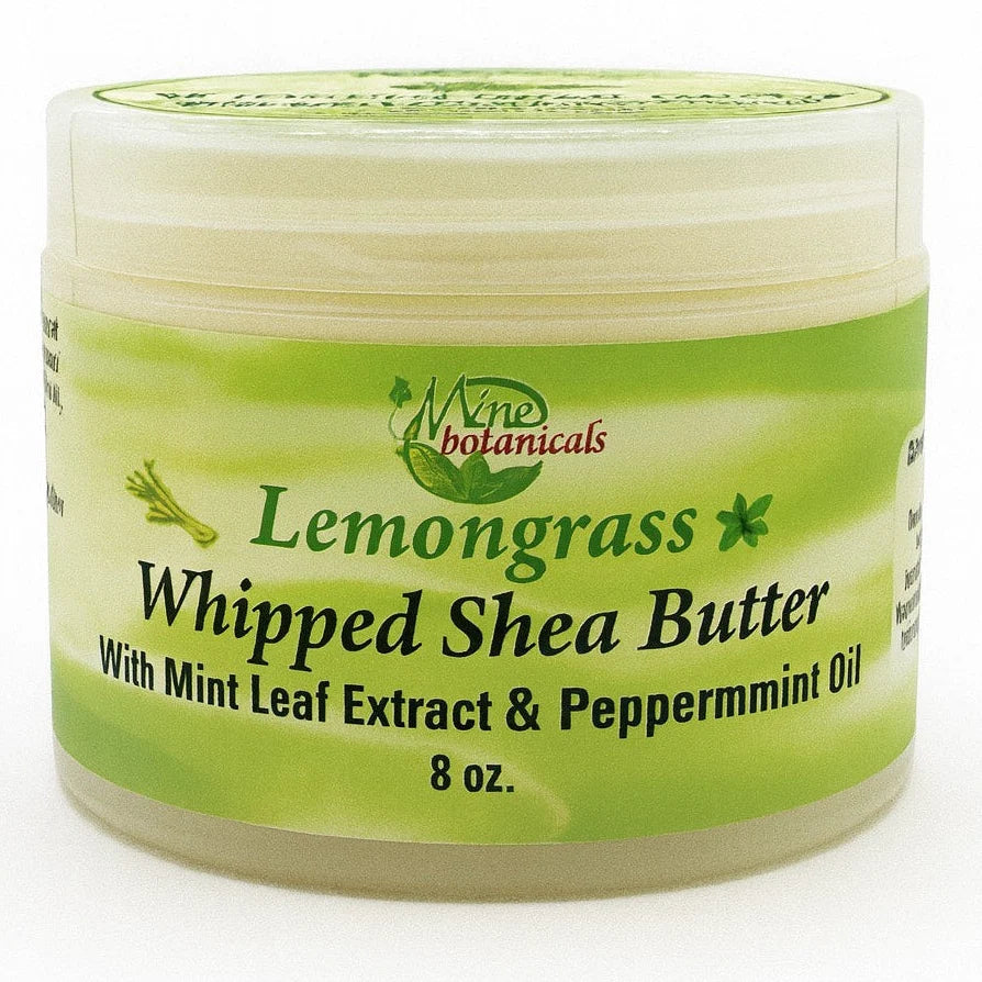 Mine Botanicals Lemongrass Whipped Shea Butter 8oz