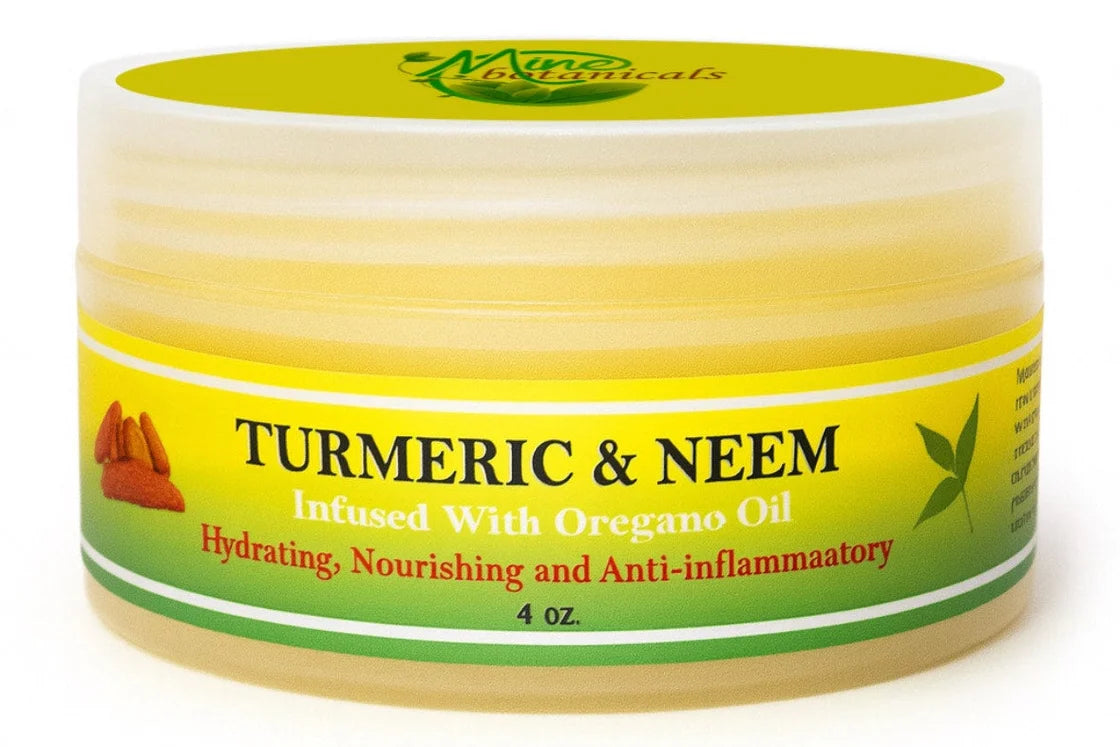 Mine Botanicals 4oz TURMERIC & NEEM Infused Shea Butter