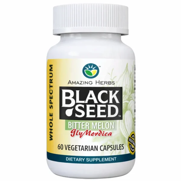 Black Seed With Bitter Melon Glymordica Capsules