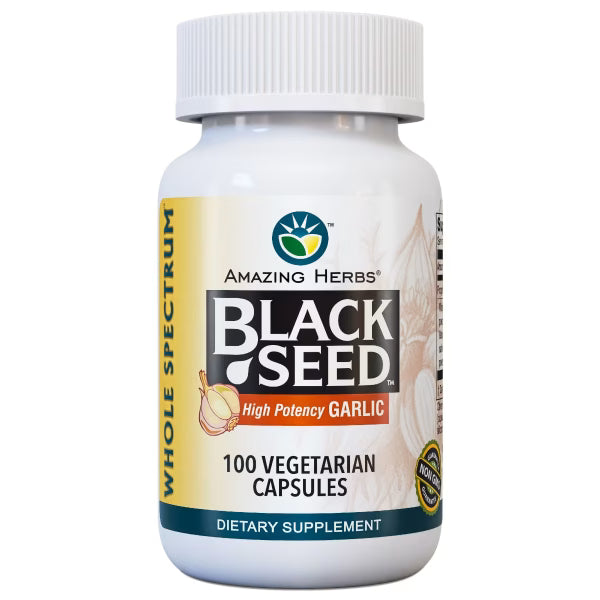 Black Seed With High Potency Garlic Capsules