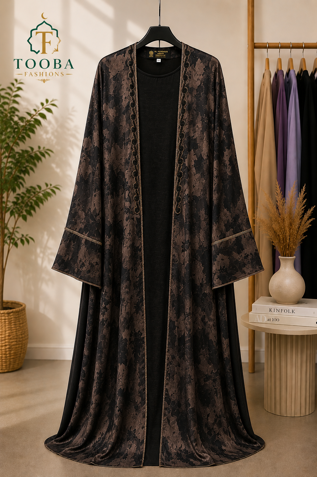Designer 2pc Abaya_w/print