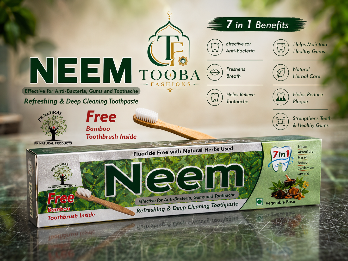 PK Naturals Herbal Toothpaste