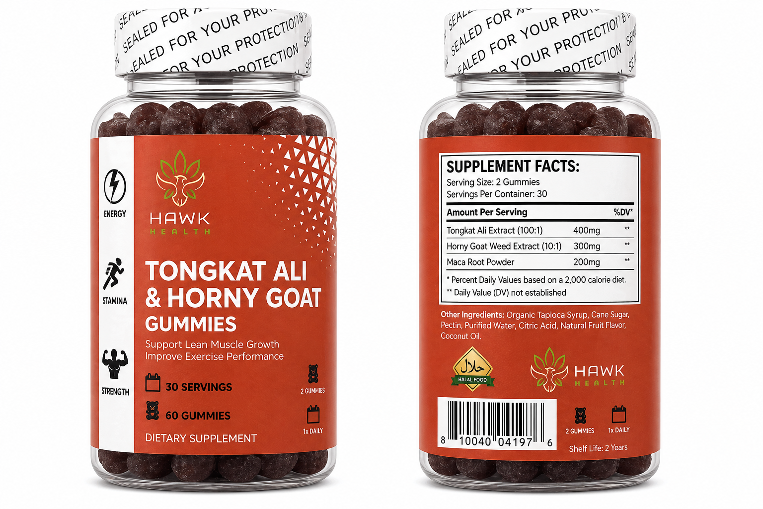Hawk Tongkat Ali Horny Goat Gummies