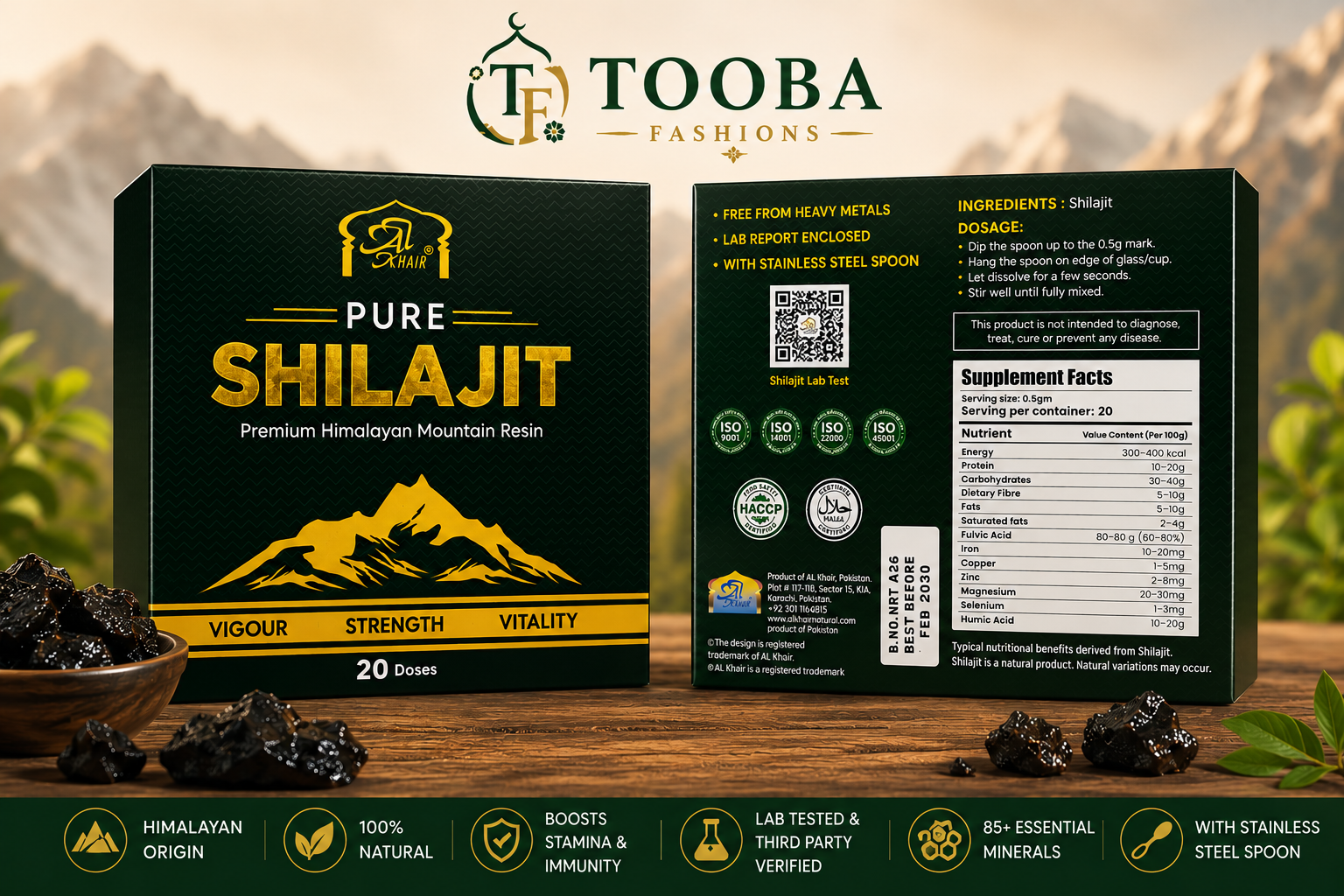 Shilajit Himalayan Mountain Resin 10g