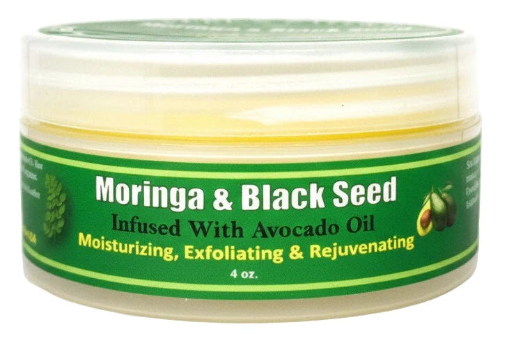 Mine Botanicals 4oz Moringa & Black Seed Infused Shea Butter