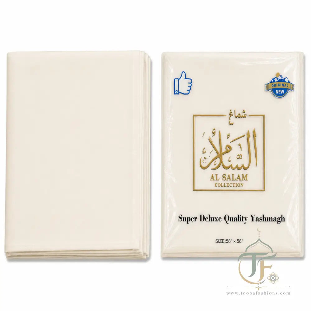 Al-Firdous Men’s Scarf - Cream - Men’s Clothing