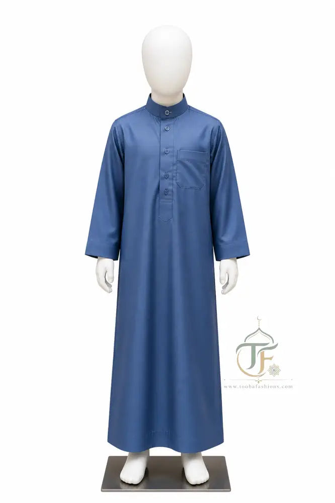 Daffah Kid’s Thobe - Blue / 30 - KIDS THOUB