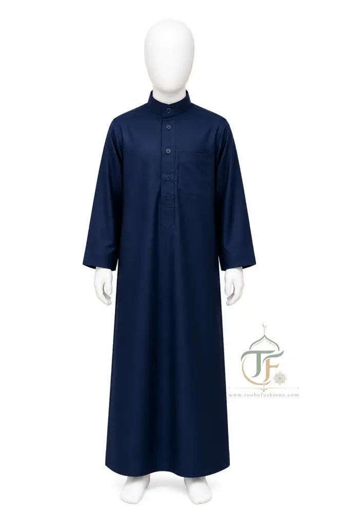 Daffah Kid’s Thobe - Navy / 30 - KIDS THOUB