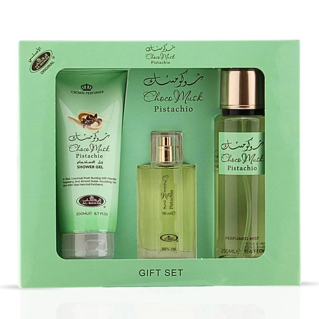 Al-Rehab Choco Musk 3-Piece Gift Set
