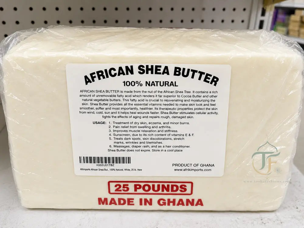 Raw Shea Butter - White / 25 lb