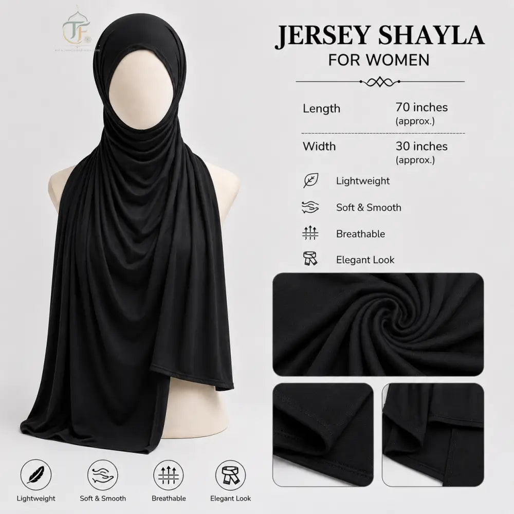 Women’s Jersey Shayla - Black - women’s clothing