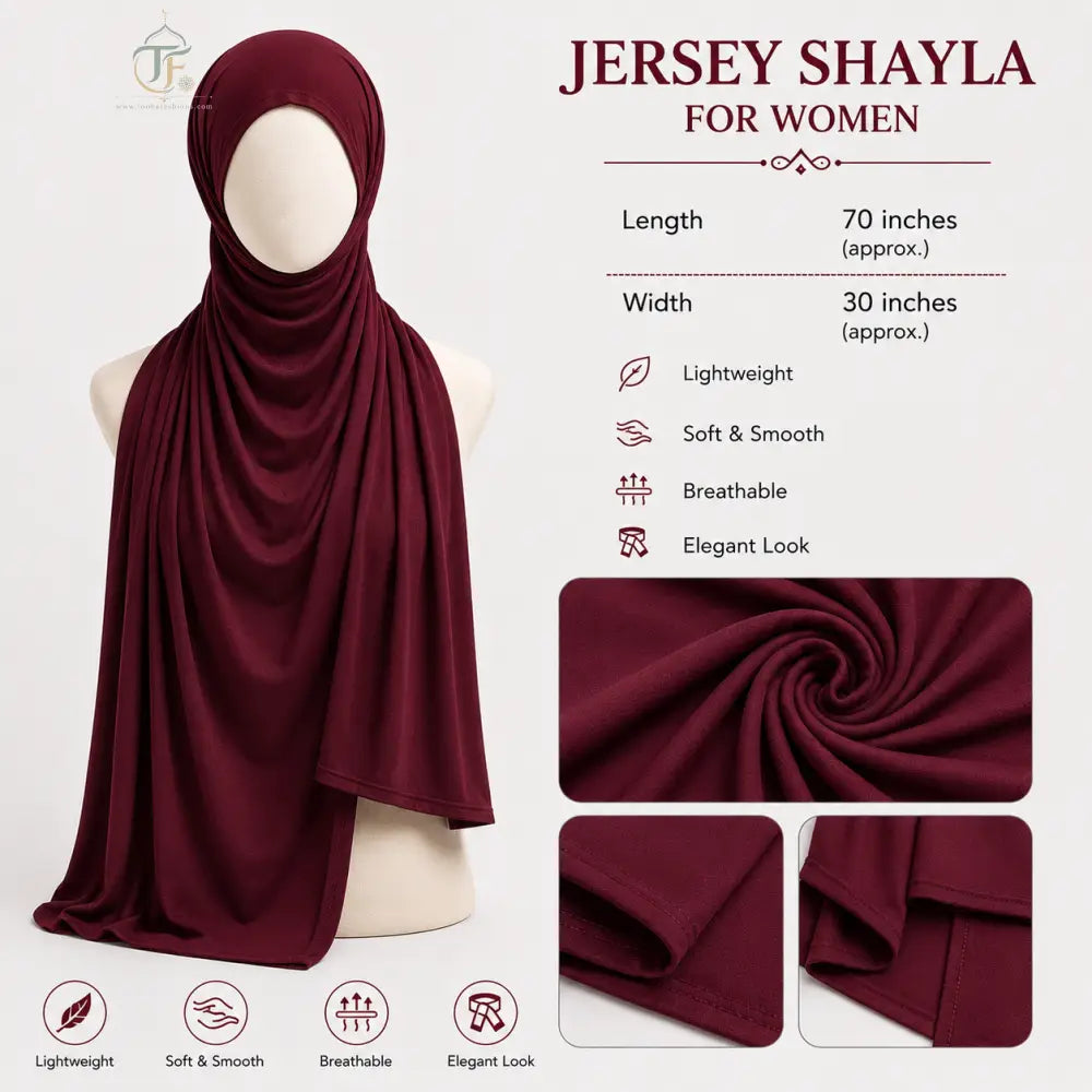 Women’s Jersey Shayla - Burgundy - women’s clothing