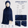 Women’s Jersey Shayla - Navy Blue - women’s clothing